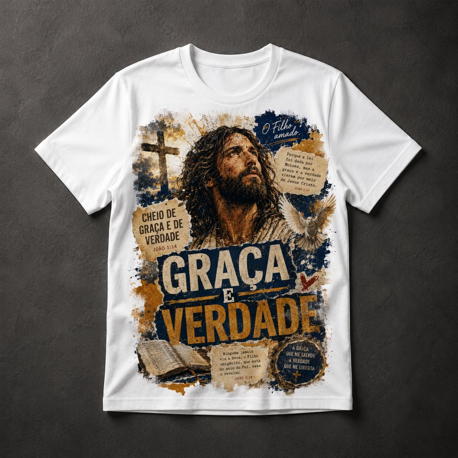 Camiseta Graça e Verdade