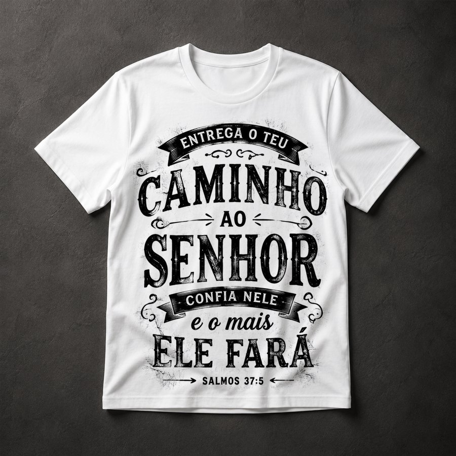Camiseta Gospel Bíblico