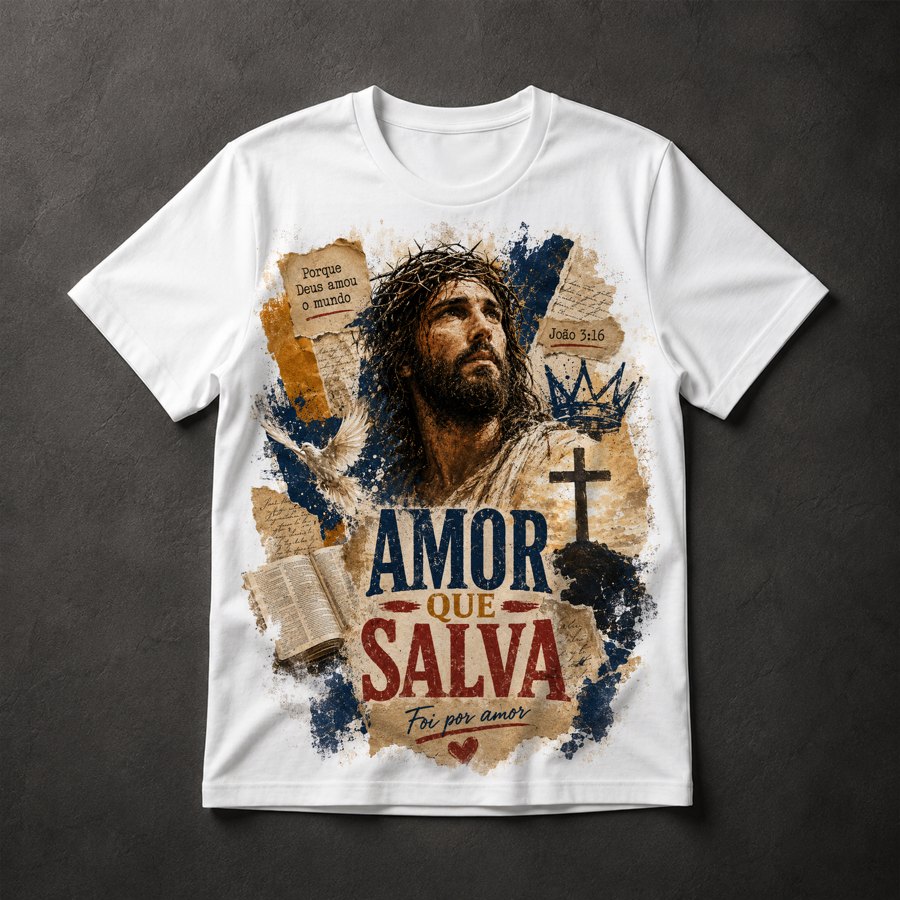 Camiseta Jesus Cristo Gospel