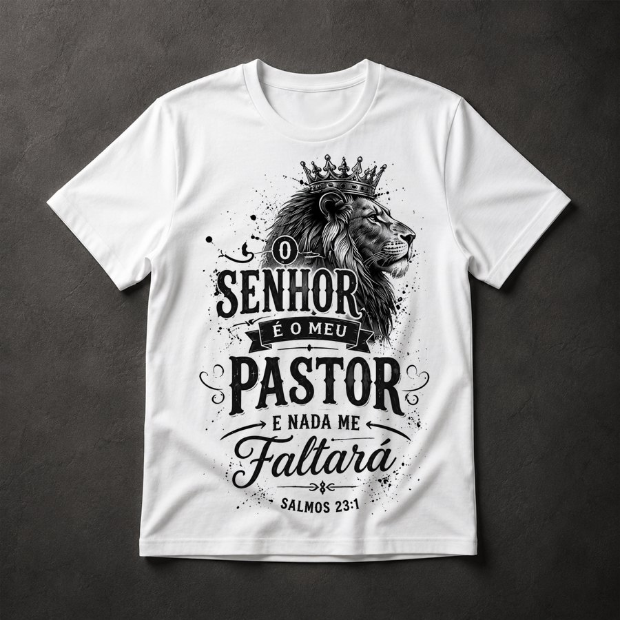 Camiseta Leão Gospel