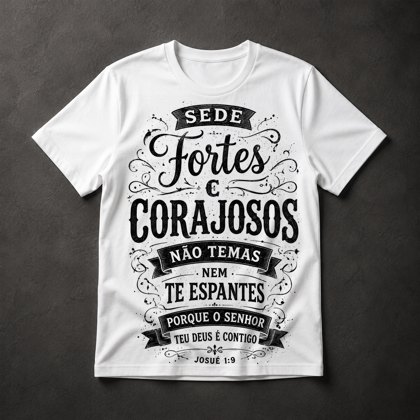 Camiseta Versículo Bíblico