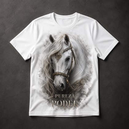 Camiseta Cavalo Branco
