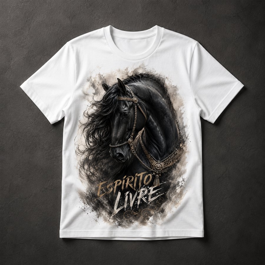 Camiseta Cavalo Negro