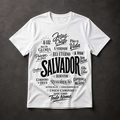 Camiseta Nomes de Jesus