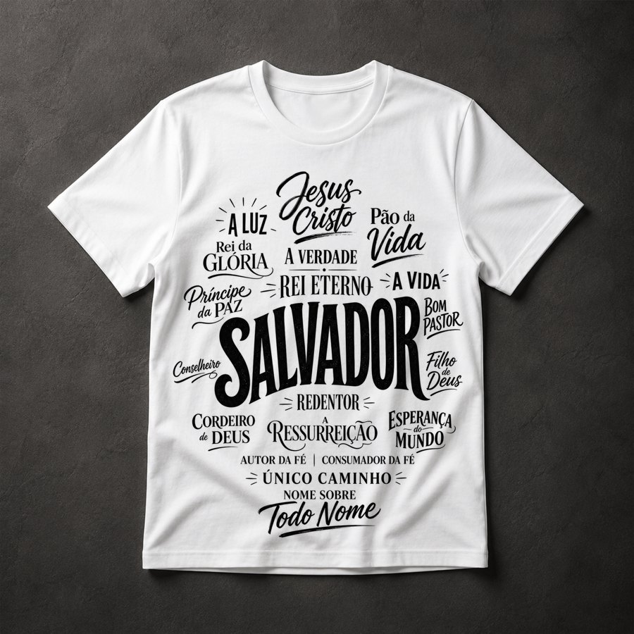 Camiseta Nomes de Jesus