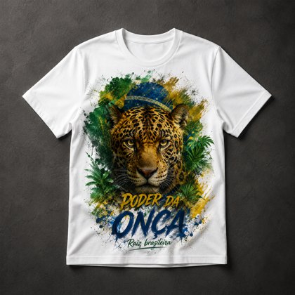 Camiseta Onça Pintada Brasil