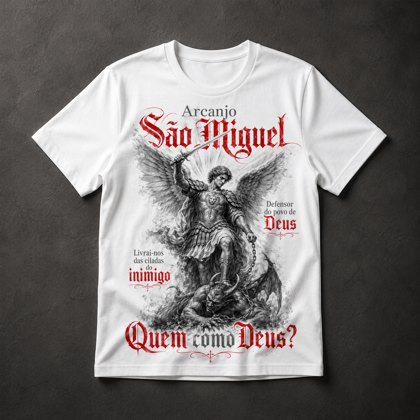 Camiseta Arcanjo São Miguel