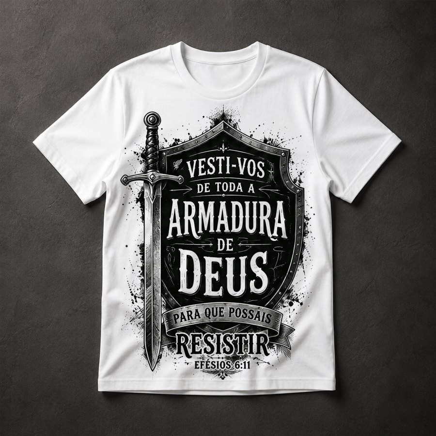 Camiseta Armadura de Deus