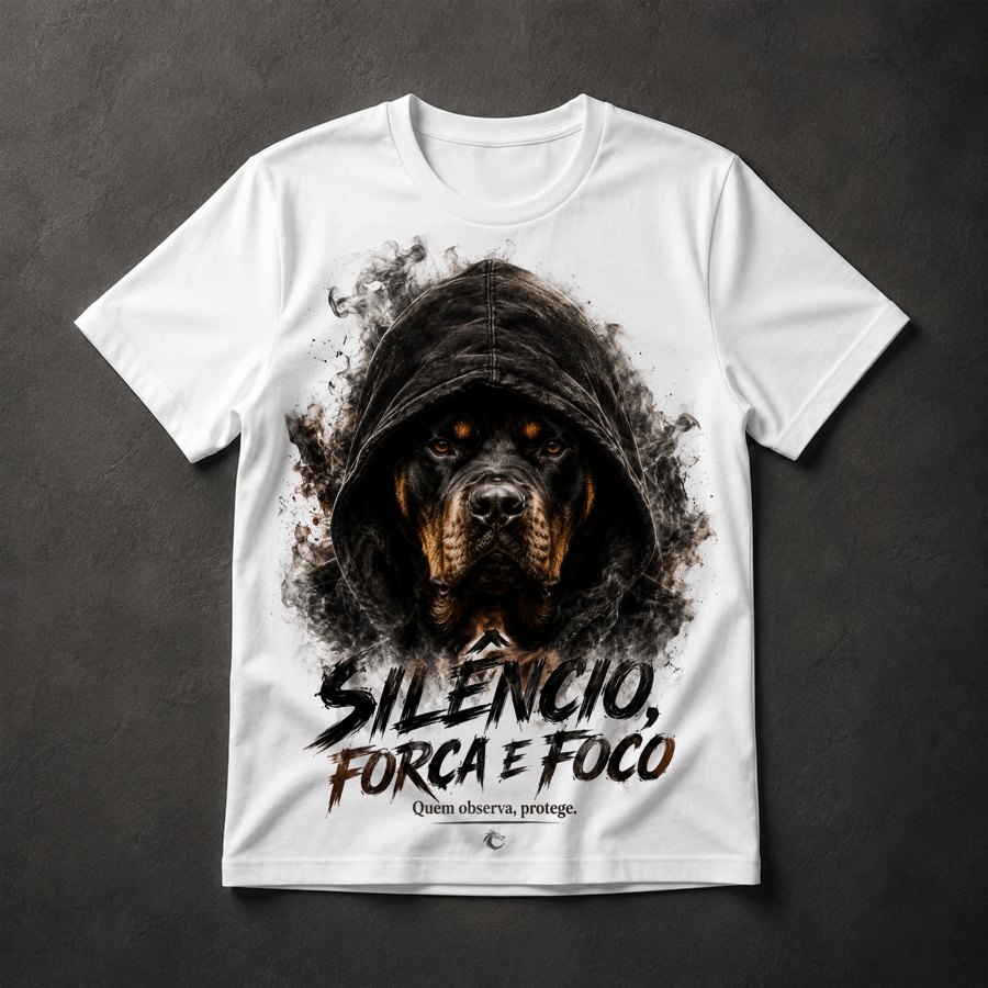 Camiseta Rottweiler encapuzado