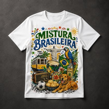 Camiseta Mistura Brasileira