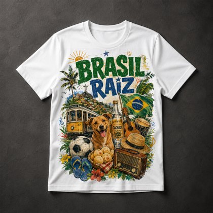Camiseta Brasil Raiz