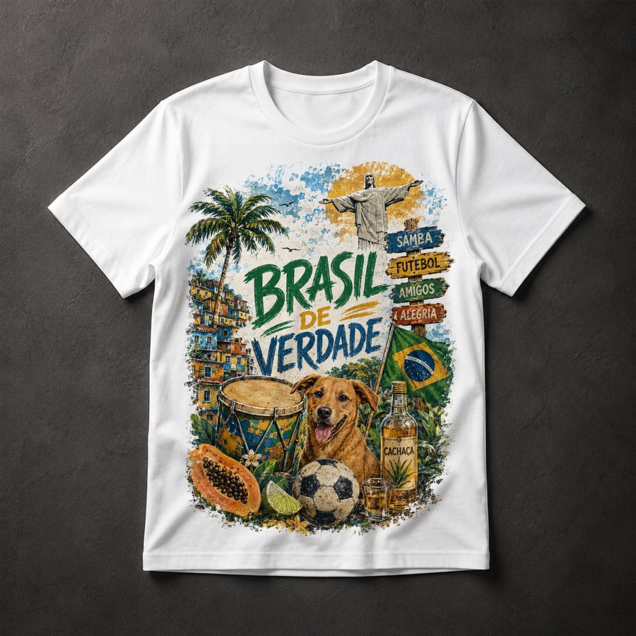 Camiseta Cultura Brasileira