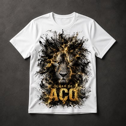 Camiseta Leão Elétrico