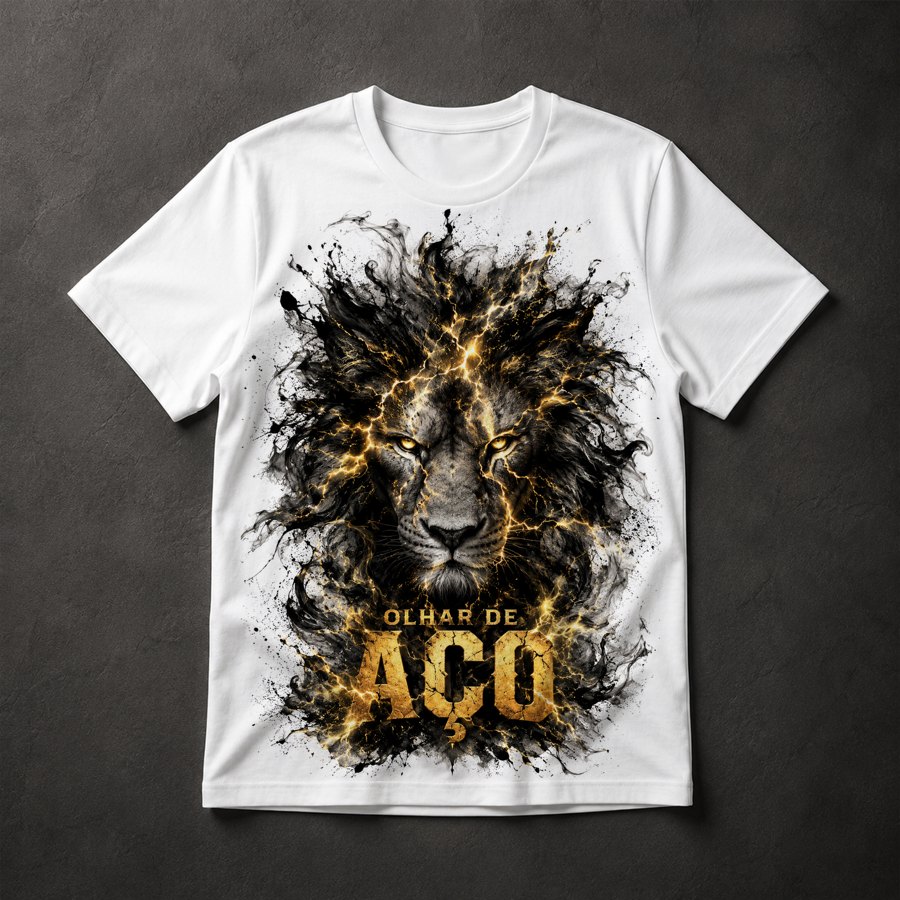 Camiseta Leão Elétrico