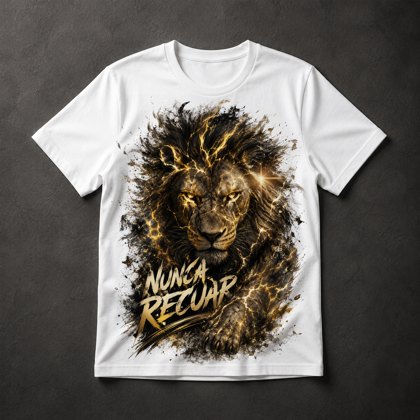 Camiseta Leão Dourado