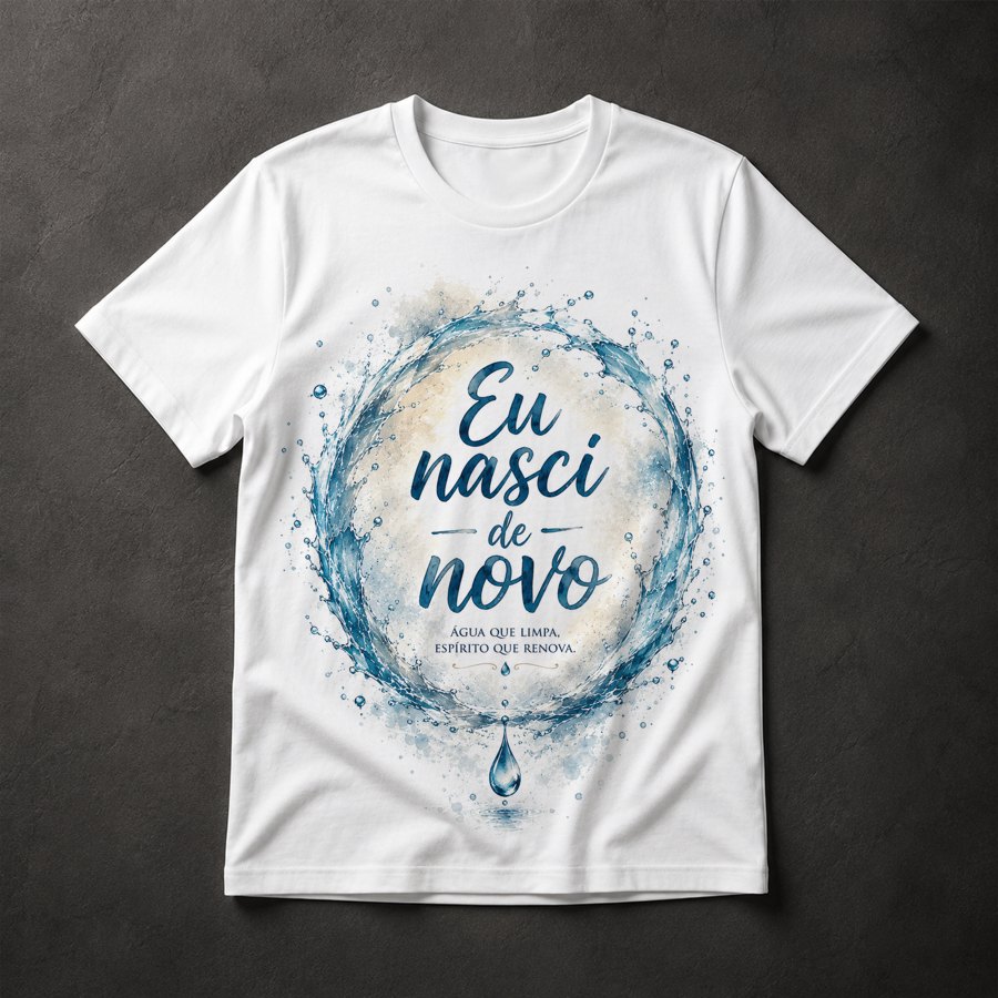 Camiseta Nasci de Novo