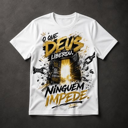 Camiseta Gospel Libertação