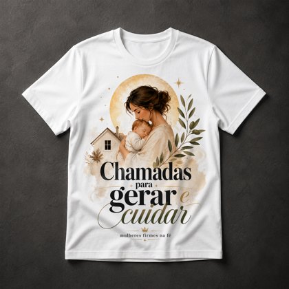 Camiseta Maternidade e Fé