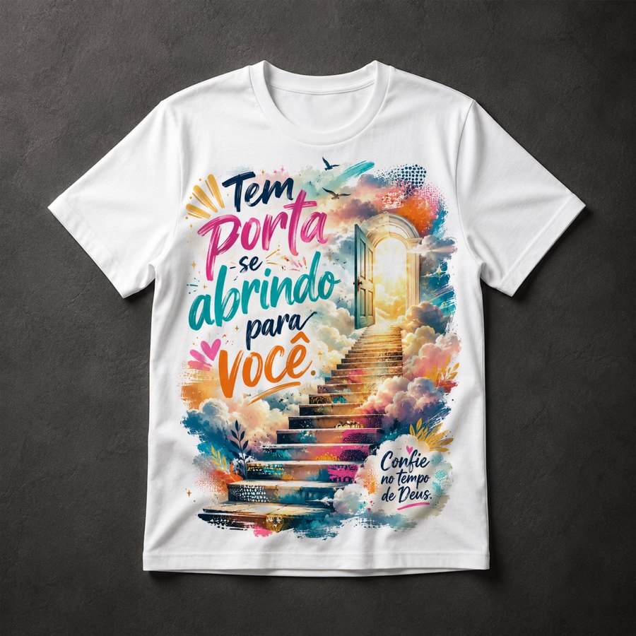 Camiseta Fé e Motivação