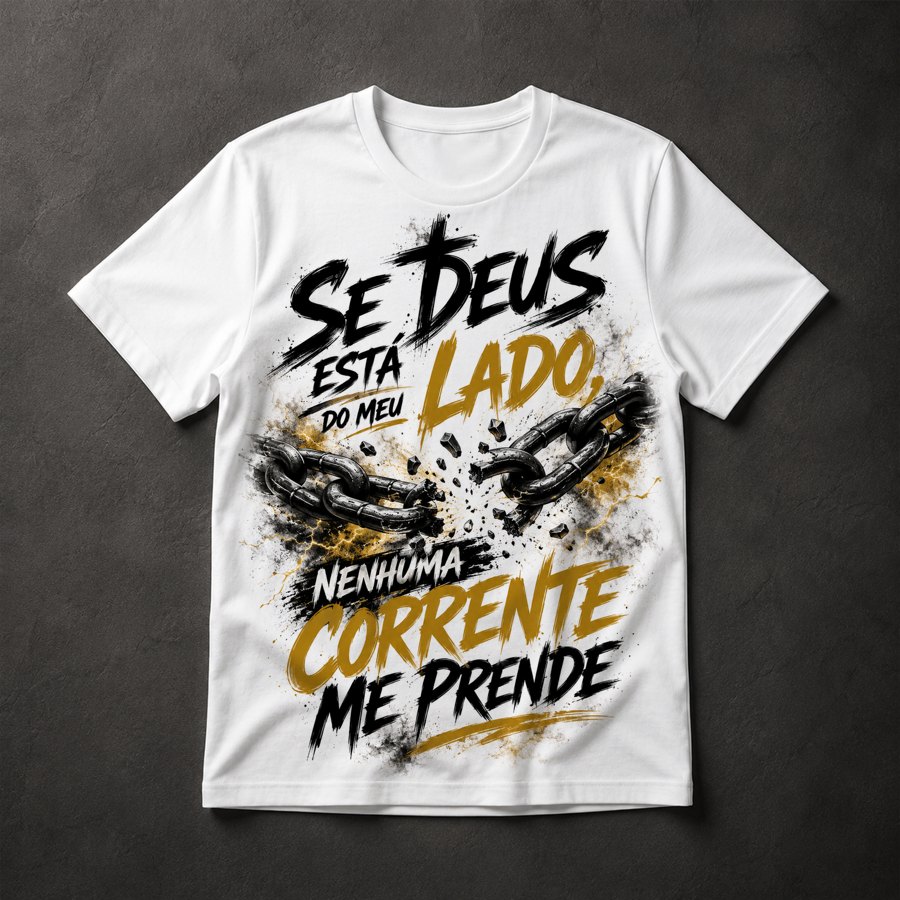 Camiseta Corrente Quebrada Gospel