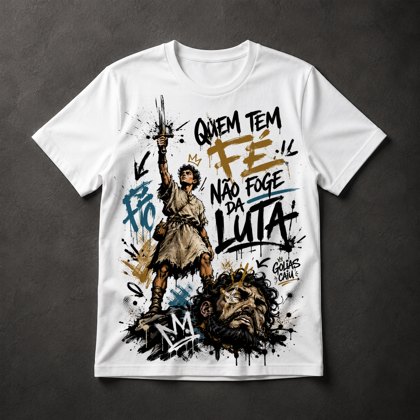 Camiseta Davi e Golias