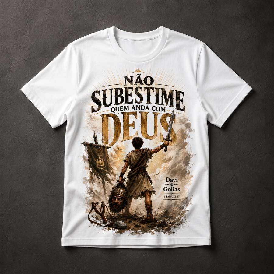 Camiseta Davi e Golias