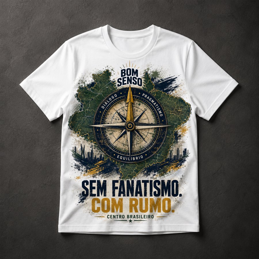 Camiseta Bússola Brasil