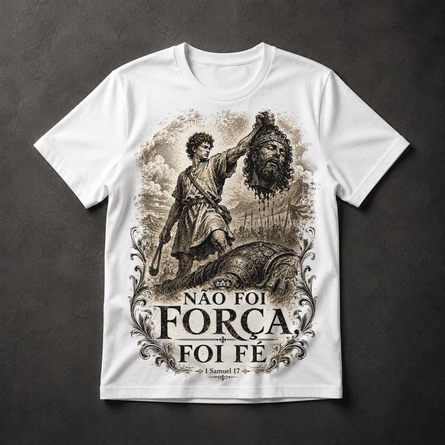 Camiseta Davi e Golias